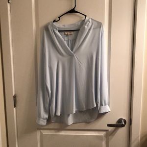 Sheer Blue Blouse
